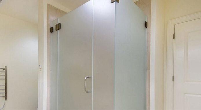 What are the advantages and disadvantages of Frosted glass