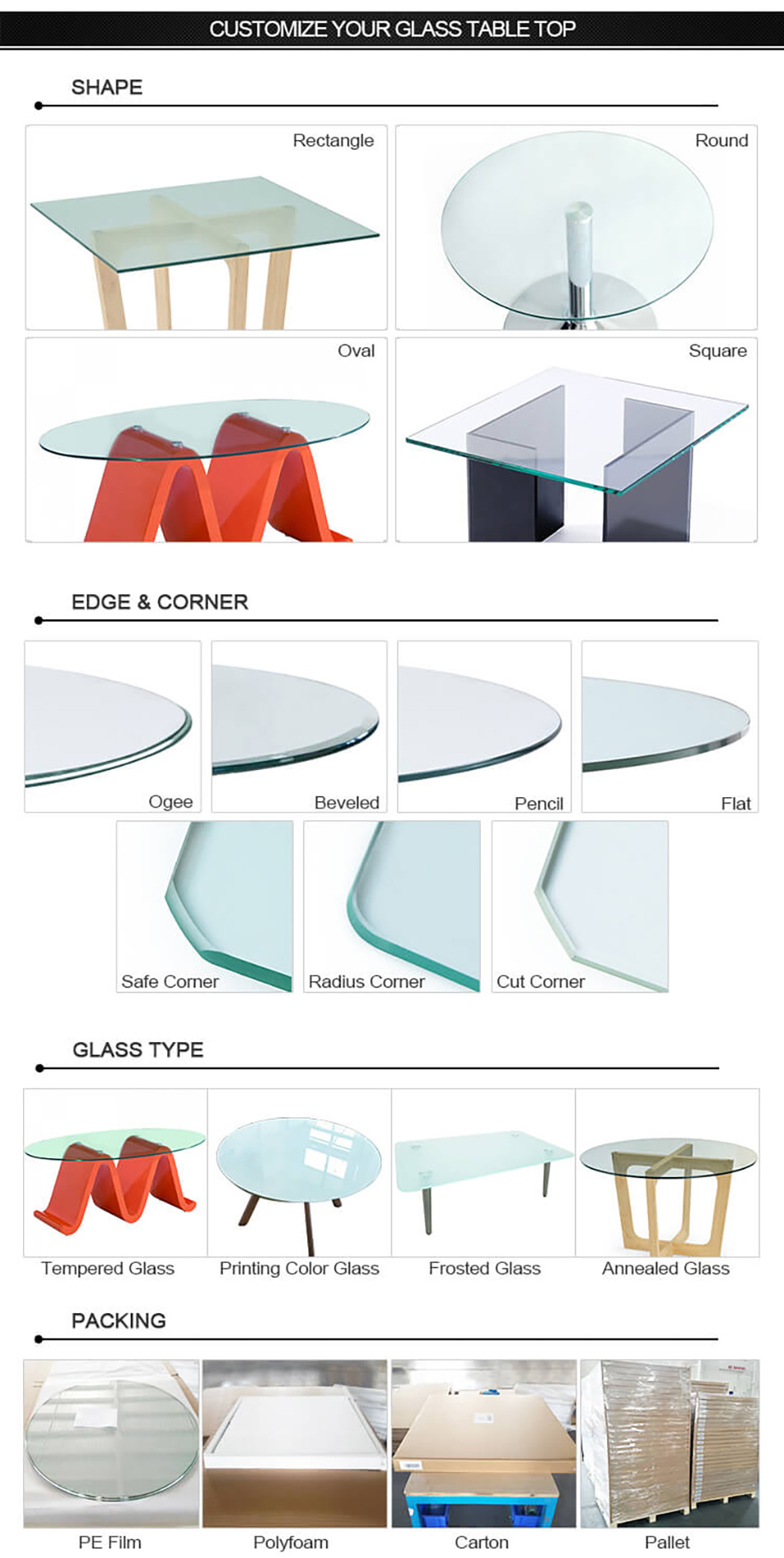 Buy Tempered Glass Table Top