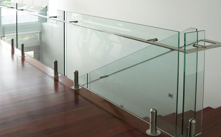 12mm clear toughened building safety glass for fence