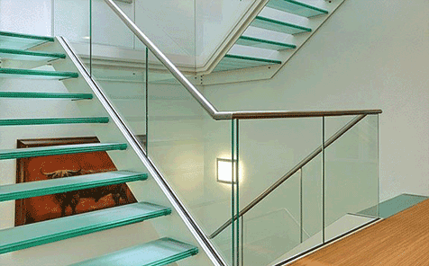 10mm 12mm clear tempered laminated glass for guard bar