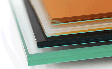 6.38mm colored film laminated glass for window