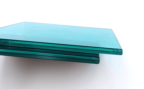 6.38mm colored film laminated glass for window
