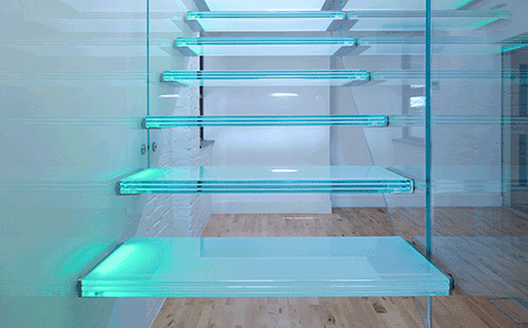 10mm 12mm clear tempered laminated glass for guard bar