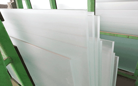 8mm tempered frosted glass for bathroom partition