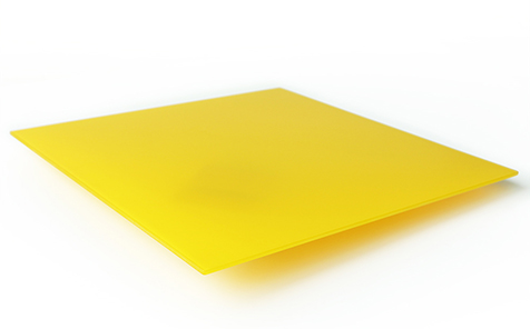 Custom size yellow tempered silk screen printing glass