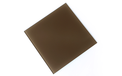 Custom size brown tempered silk screen printing glass
