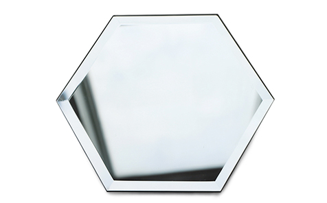 Hexagon bevel safety mirror shatterproof mirror