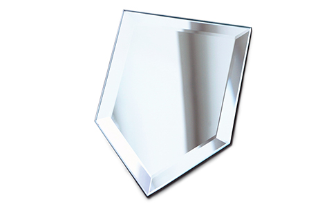 Pentagon shape shatterproof mirror safety mirror