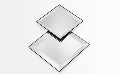 Square bevel shatterproof mirror silver mirror