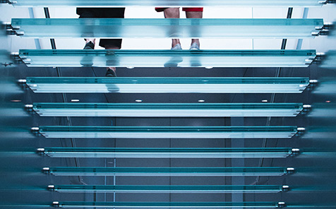 Multilayer laminated glass for stairs（Accept custom size and thickness）