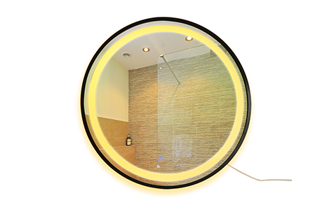 wall mounted round bathroom vanity led mirrors