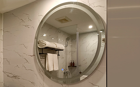 led mirror round bathroom mirror with light