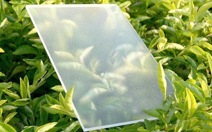 High transparent big size 3.2mm 4mm matt clear solar tempered glass panel